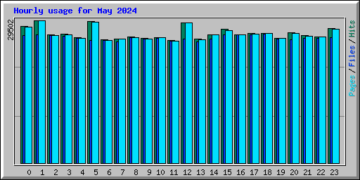 Hourly usage for May 2024